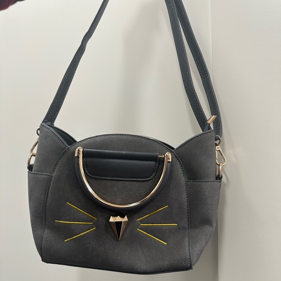 Grey Cat Purse - Picture 3 of 7